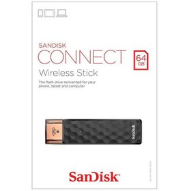 تصویر فلش مموری سان دیسک مدل Connect Wireless Stick با ظرفیت 64 گیگابایت ا Connect Wireless Stick Flash Memory-64GB Connect Wireless Stick Flash Memory-64GB
