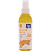 تصویر روغن بچه گیاهی مولتی ویتا Baby First حجم 200میل بیبی فرست Seagull Baby First Multi Vita Baby Oil 200ml