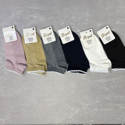 تصویر جوراب ساق کوتاه زنانه 