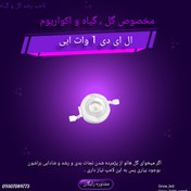 تصویر پاور ال ای دی رشد گیاه آبی 1 وات Power LED 1w