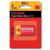 تصویر باتری کتابی کداک مدل 6F22 KODAK super heavy duty zinc batteries