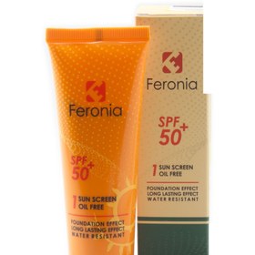 تصویر کرم ضد آفتاب فاقد چربی SPF50 بژ روشن فرونیا 