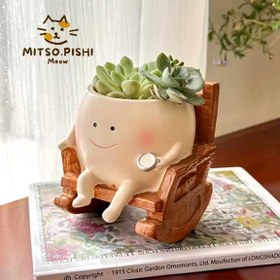 تصویر گلدان صندلی راک 