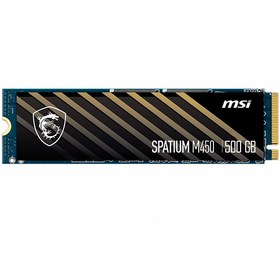 تصویر هارد اس اس دی NVMe M.2 اینترنال ام اس آی مدل SPATIUM M450 ظرفیت 500 گیگابایت Msi Spatium M450 PCIe 4.0 NVMe M.2 500GB Internal Gaming SSD