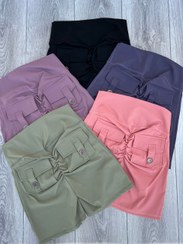 تصویر شورتک کارگو جیبدار 