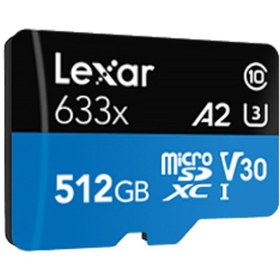 تصویر کارت حافظه لکسار LEXAR Micro SD 633X 