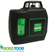 تصویر تراز لیزری توسن مدل M3602 GLL ۳ بعدی ۳ خط ۴۰ متر ۳۶۰ درجه نور سبز 