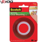 تصویر چسب دو طرفه اسکاچ مدل Clear Mounting 