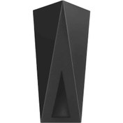 تصویر چراغ دیواری SH-102-14W شعاع بدنه مشکی 