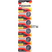 تصویر باتری سکه ای پاناسونیک مدل CR2016 بسته 5 عددی Panasonic CR2016 Minicell Battery Pack Of 5