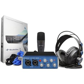 تصویر پکیج استودیویی کارت صدا، میکروفون و هدفون پریسونوس مدل AudioBox 96 Studio PreSonus AudioBox 96 Studio