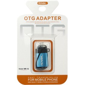 تصویر تبدیل Novax NR-12 OTG MicroUSB Novax NR-12 OTG MicroUSB Adapter