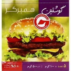 تصویر همبرگر 60% گوشتین 