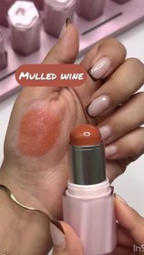 تصویر رژگونه استیکی طرح شیگلم - mulled wine 