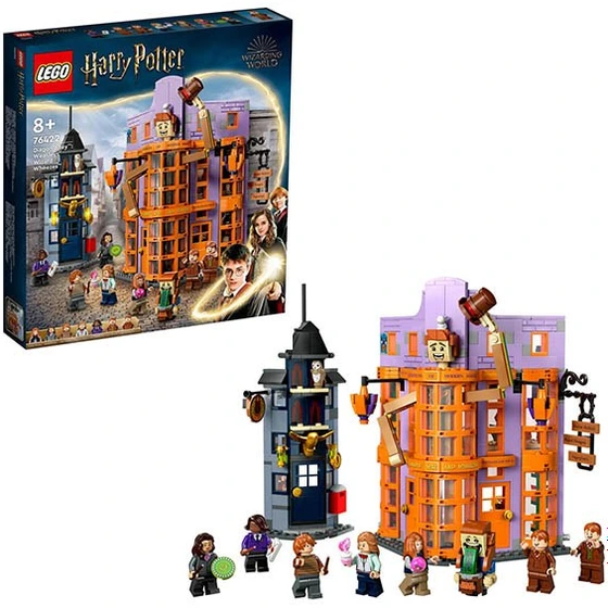 LEGO Harry Potter - Beco Diagonal: Magias Mirabolantes dos Weasley - 834  Peças - 76422 - superlegalbrinquedos