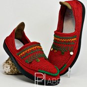 تصویر گیوه مدل هندوانه - قرمز / giveh_zanane