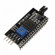 تصویر ماژول درایور LCD کاراکتری ۱۶۰۲ با ارتباط I2C 