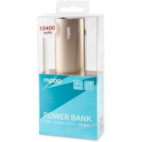 تصویر شارژر همراه رپو مدل P100 با ظرفیت 10400 میلی آمپر ساعت ا Rapoo P100 10400mAh Power Bank Rapoo P100 10400mAh Power Bank