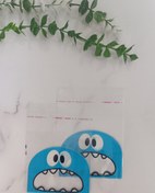 تصویر سلفون بسته بندی کوکی . اکسسوری - آبی 