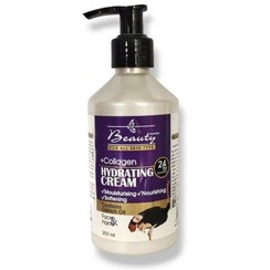 تصویر کرم آبرسان روغن شتر مرغ بیوتی نام حجم 200 میلی لیتر Beauty Name Ostrich Oil Moisturizing Cream