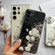 تصویر قاب رز سفید مناسب برای گوشی موبایل سامسونگ گلکسی Samsung Galaxy A06 / A12 / A13 / A15 / A16 / A30S / A32 4G / A35 / A36 / A50 / A50S / A51 / A52 / A52S / A53 / A54 / A55 / A56 / S21 FE / S23 FE / S24 FE / S23 Ultra / S24 Ultra / S25 Ultra 