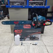 تصویر اره زنجیری بنزینی باس مدل CHN55 سایز ۶۰ سانت 