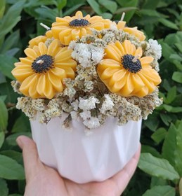 تصویر گلدان شمع 