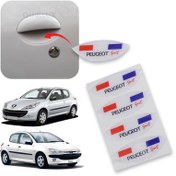 تصویر محافظ زیر دستگیره درب 206+207 طرح نوشته پژو 