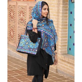 تصویر ست کیف و شال زنانه بهار کد 06 ا Bahar Women Bag and Shawl Set Code 06 Bahar Women Bag and Shawl Set Code 06