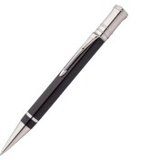 تصویر خودکار پارکر مدل دوفولد رنگ مشکی گیره پلاتین 