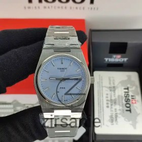 تصویر ساعت مچی تیسوت prx آبی تیفانی مردانه Tissot