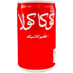 تصویر نوشابه کوکاکولا قوطی 150 میلی لیتر (بسته 24 عددی) coca-cola 150 ml can