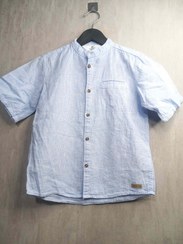 تصویر پیراهن پسرانه کنف لنین/کد2189 - استوک اروپایی / H&M / ۷.۸سال H&M