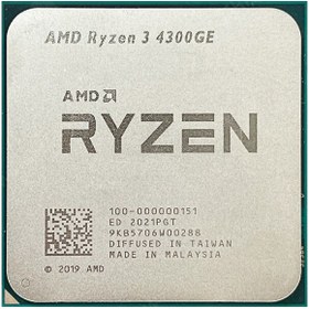 تصویر پردازنده کامپیوتر AMD Ryzen 3 4300GE 