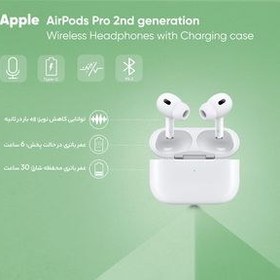 تصویر هدفون بیسیم اپل مدل ایرپاد پرو 2 تایپ سی (غیر اصل ) Apple AirPods Pro 2  Type-C Wireless Headphone