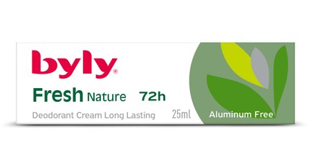 تصویر کرم ضد تعریق Byly مدل Fresh Organic حاوی عصاره چای سبز 72 ساعته BYLY DEO Cream Fresh Plus int 72 hr