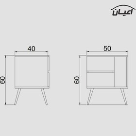 تصویر میز پاتختی مدل SO23145 