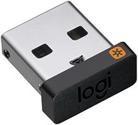 تصویر Logitech USB Unifying Receiver, 2.4 GHz Wireless Technology, USB Plug Compatible with all Logitech Unifying Devices like Wireless Mouse and Keyboard, PC/Mac/Laptop - Black 