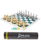 تصویر شطرنج لوکس فدراسیونی رجال به همراه کیف حمل 