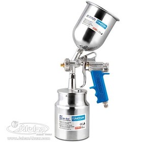 تصویر پیستوله دو کاسه نووا مدل NTS-2618 Nova Air Spray Gun 2in 1000ml and 600ml 1.8mm NTS-2618