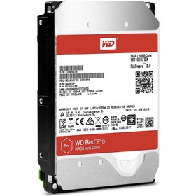 تصویر هارد اینترنال وسترن دیجیتال مدل Red Pro با ظرفیت 10 ترابایت WesternDigital Red Pro 10TB 3.5Inch SATA III (6GB/s) 7200