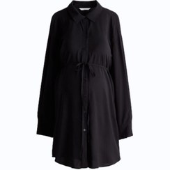 تصویر شومیز مشکی بلند زنانه اچ اند ام-H&M مدل 10016 