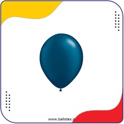 تصویر بادکنک سرمه ایی متالیک 6 اینچ (100 تایی) 