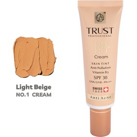 تصویر بی بی کرم پلاس تراست شماره ۱ (بژ روشن) ۳۰ میل BB cream