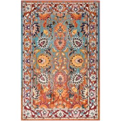 تصویر فرش مخمل نادی طرح سنتی کد o160 