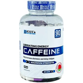 تصویر کپسول کافئین 200 میلی گرم استلا نوتریشن 90 عدد ا Istela Nutrition Caffeine 200 Mg 90 Caps Istela Nutrition Caffeine 200 Mg 90 Caps