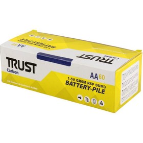 تصویر باتری چهارتایی قلمی Trust Super Life R6P 1.5V AA شرینک Trust Super Life R6P 1.5V AA Battery