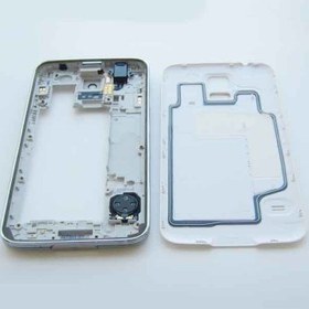 تصویر فریم و شاسی ال سی دی سامسونگ S5 (Samsung Galaxy S5 Frame ) فریم و شاسی و درب پشت اصلی Samsung Galaxy S5 مناسب تعمیرات و جایگزینی بدنه آسیب‌دیده