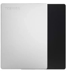 تصویر هارد اکسترنال سیلیکون پاور مدل Canvio Slim ظرفیت 4 ترابایت Toshiba Canvio Slim 4TB 2.5Inch, 3.5Inch USB 3 Type-A to Micro-B 5Gb/S