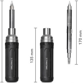 تصویر پیچ گوشتی دستی تروتک مدل 9IN1 RATCHET SCREWDRIVER 